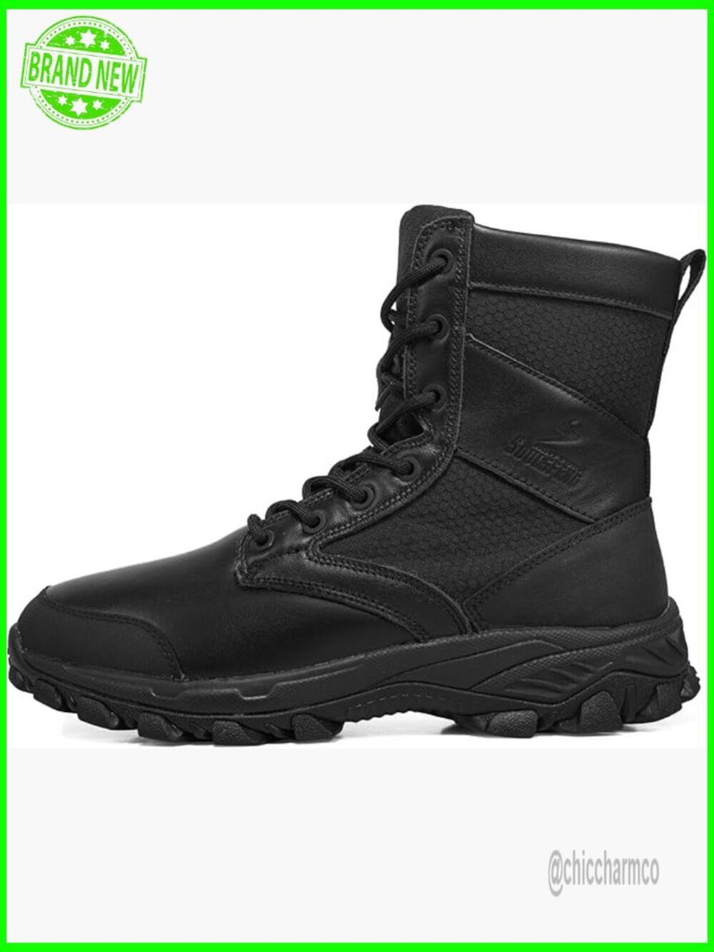 Lightweight Tactical Boots Hiking Military Work Sneaker Boots Ankle-High Zipper